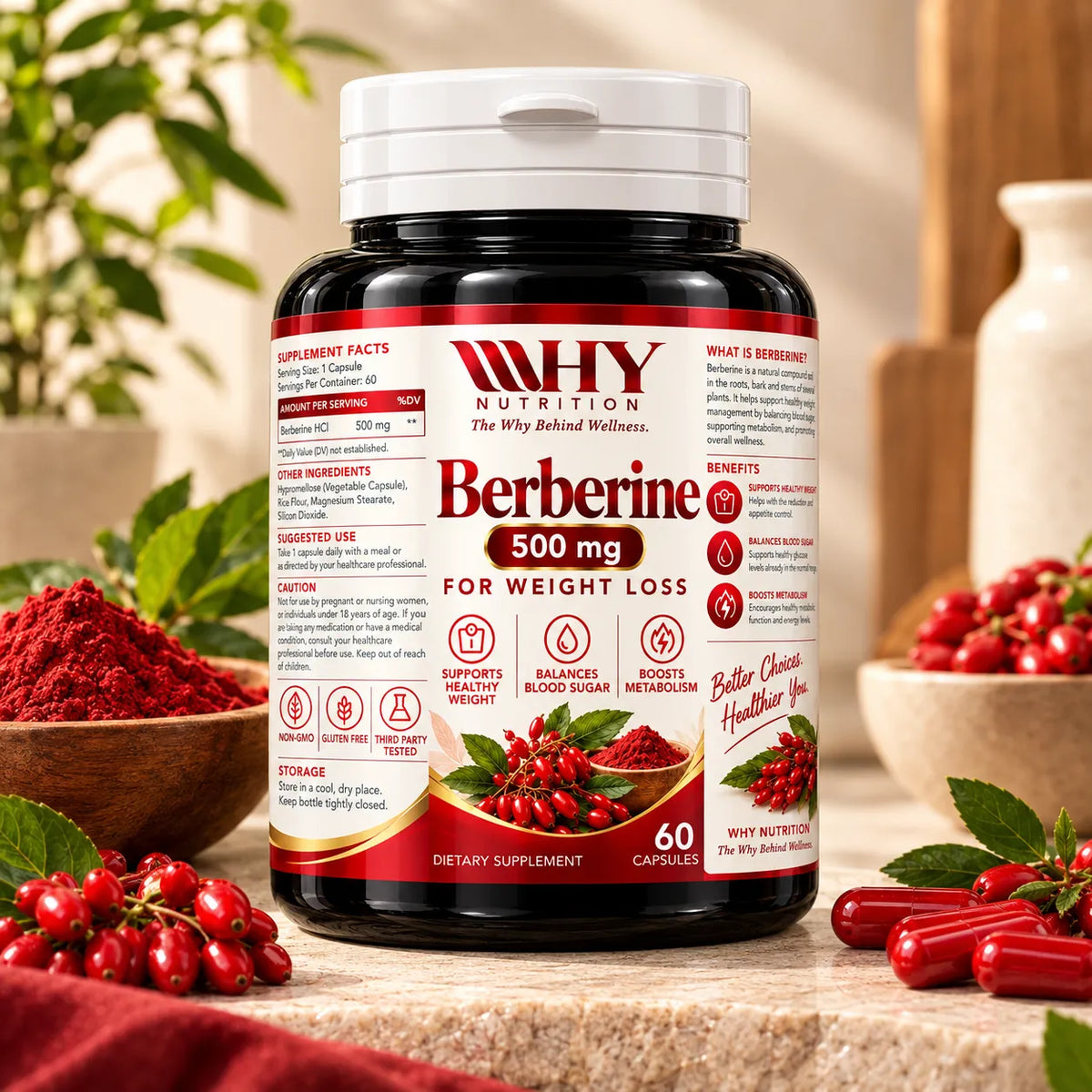 Berberine 500 mg