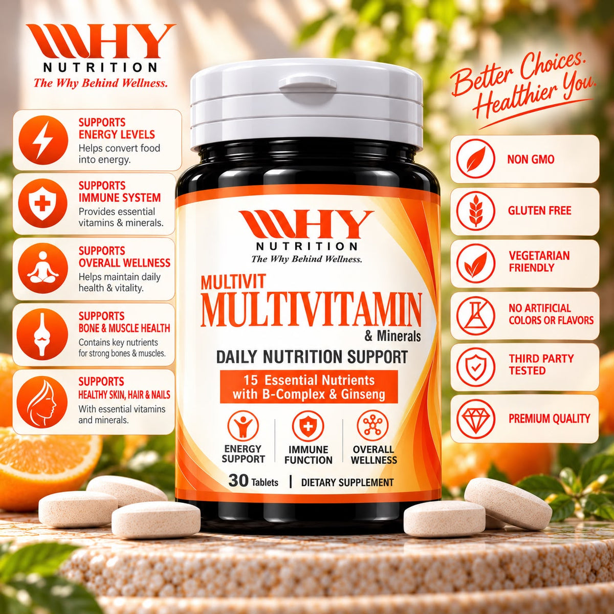 Multivitamin 30 Tablets